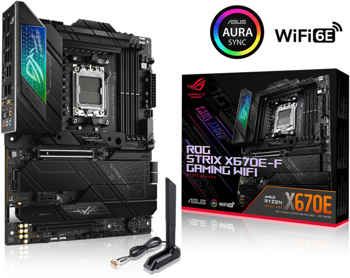 Pllakë amë ASUS ROG STRIX X670E-F GAMING WIFI - AMD X670