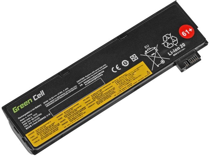 Bateri laptopi Green Cell LE95 për Lenovo ThinkPad, Li ion, e zezë