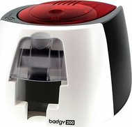 Printer kartelash Evolis Badgy 200, termik me ngjyra, 300 dpi, i bardhë