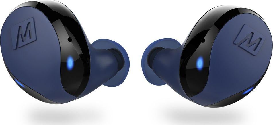 Kufje sportive pa tela MEE Audio X10, Bluetooth, rezistente ndaj ujit, blu