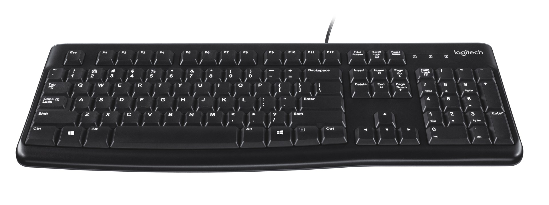 Tastierë Logitech K120, USB, e zezë