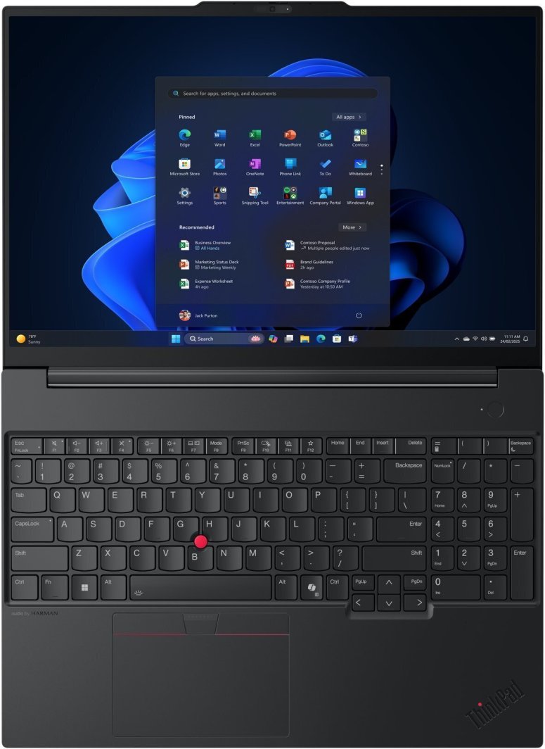 Laptopi Lenovo ThinkPad E16 G3, Intel Core Ultra 7 258V, 32GB RAM, 1TB SSD, 16", Windows 11 Pro, i zi