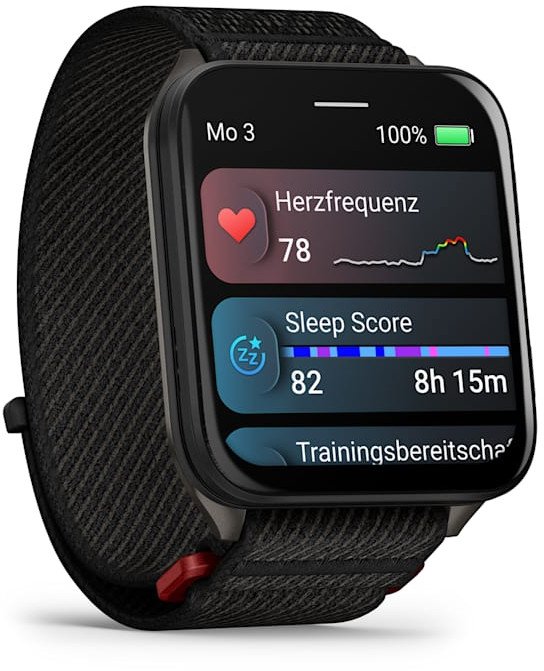 Ora inteligjente Garmin Venu X1, GPS, Titanium dhe e zezë