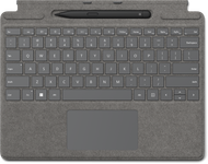 Tastierë Microsoft Surface Type Cover Alcantara, me hapësirë për pen, e zezë