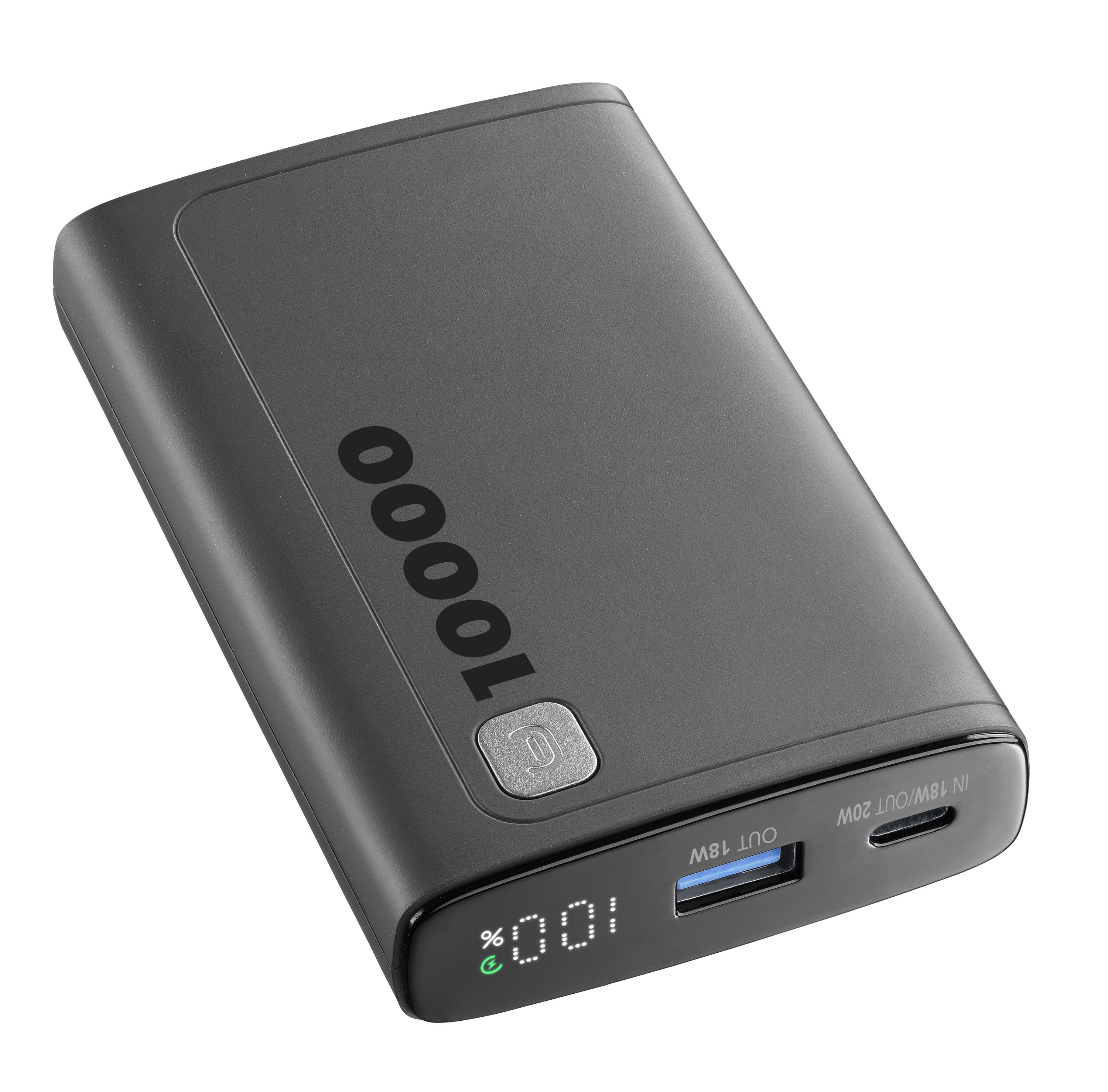 Powerbank Cellularline Elite, 10000mAh, 20W, i zi
