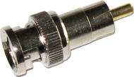Adapter audio video RCA mashkull në BNC mashkull, metalik