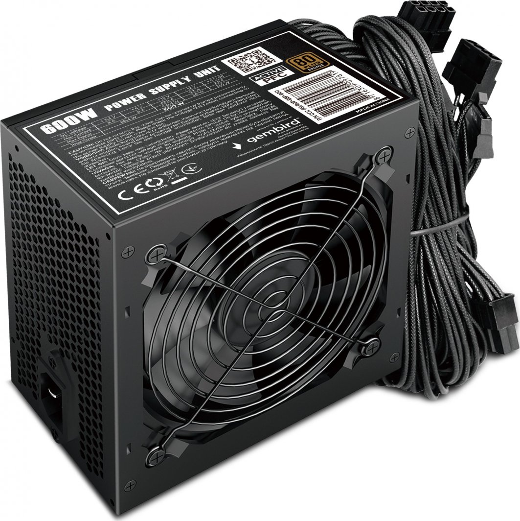 Burim energjie Gembird BlackBoxPower CCC-PSU80P-BBP-600 ATX, 600W