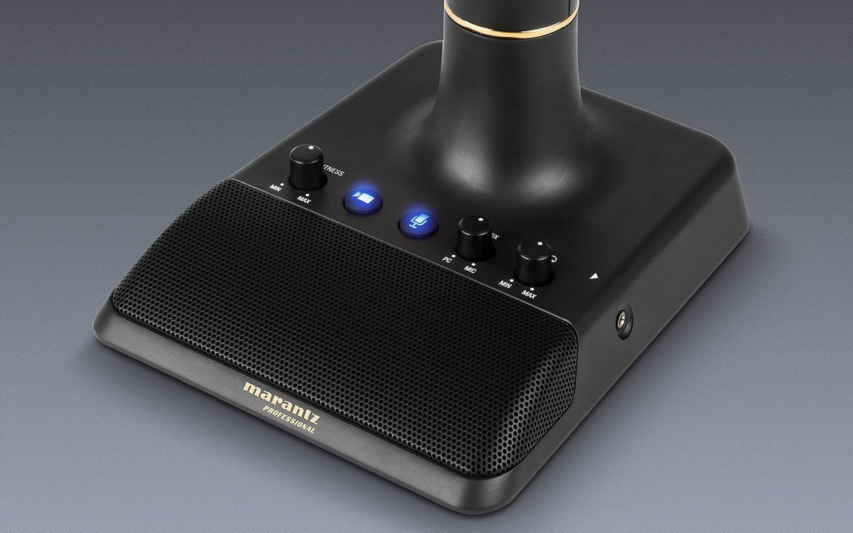 Mikrofon me kamerë Marantz AVS, Full HD 1080p, USB, i zi