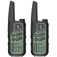 Walkie talkie Baofeng BF-25E PMR, set 2 copë, 16 kanale, i zi