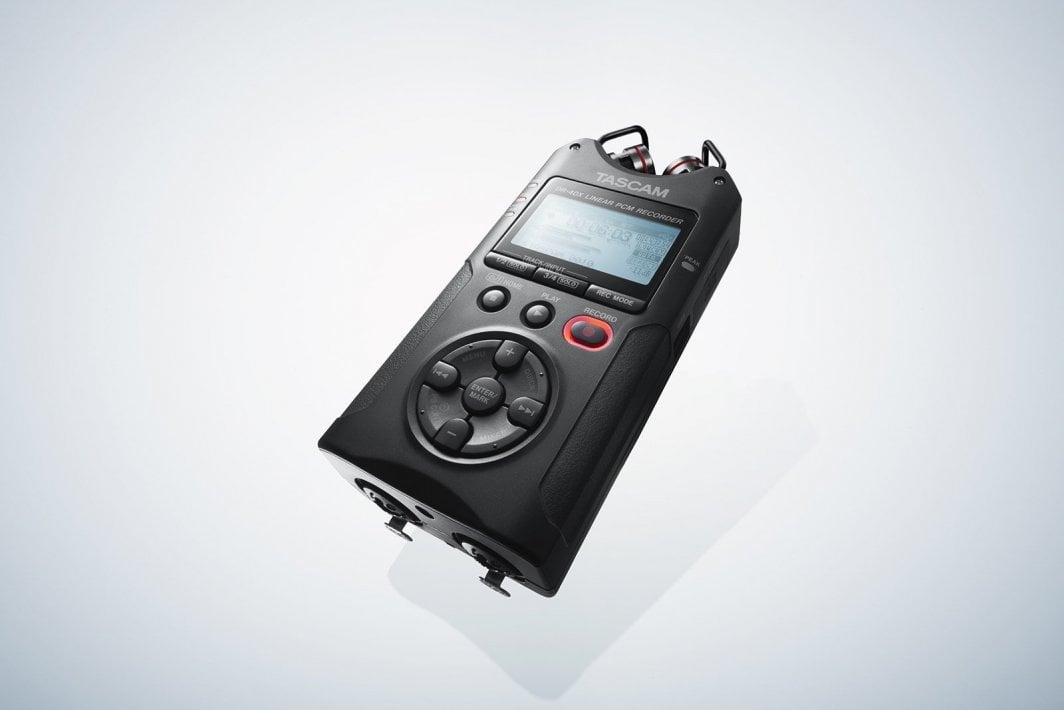 Regjistrues audio portativ Tascam DR-40X, 4 kanale, mikrofon stereo, i zi