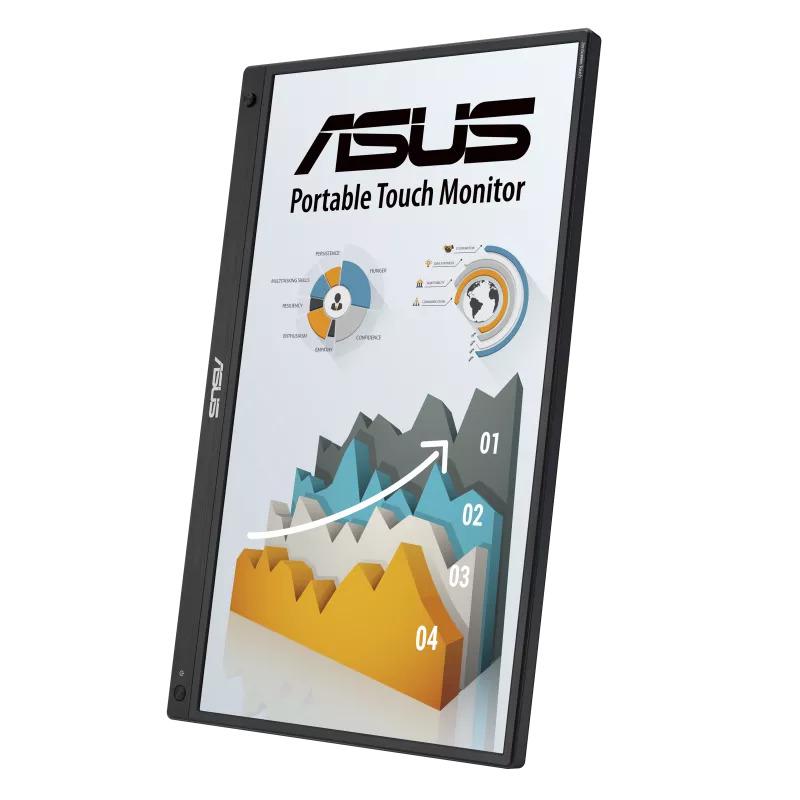 Monitor portativ Asus ZenScreen Touch MB16AHT, 15.6", FHD, IPS, me prekje