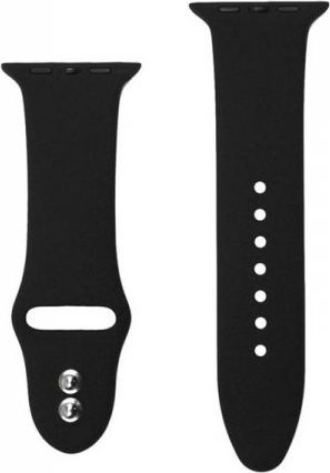 Ремен Crong за Apple Watch, 42/44 мм, црн