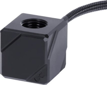 Senzor temperature Alphacool Square Acetal, për ujë-ftohje, i zi