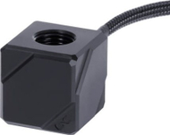Сензор за температура Alphacool Square Acetal, за водено ладење, црн