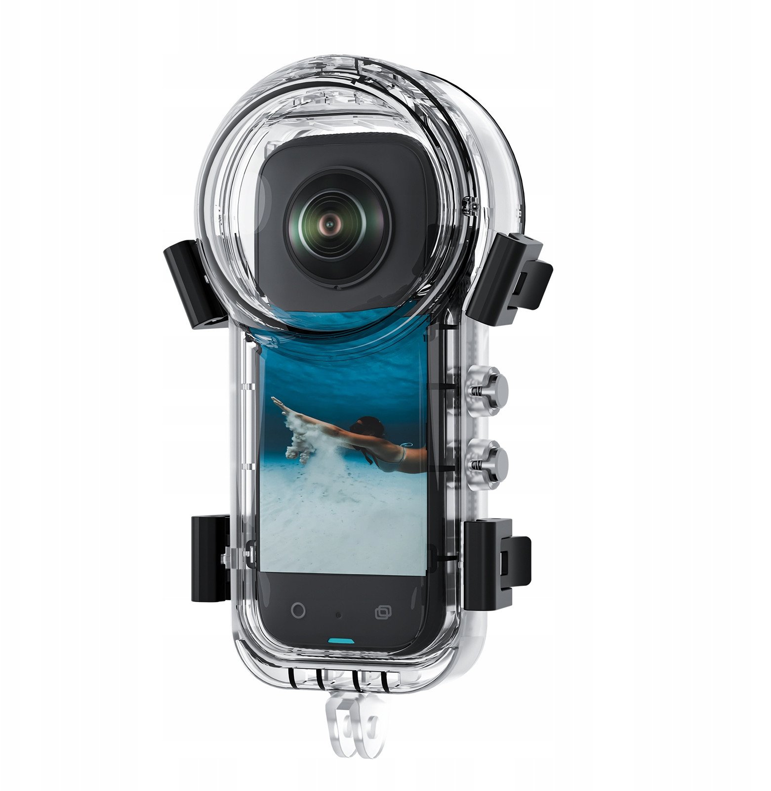 Kasë zhytjeje Telesin Invisible Dive Case, deri 50m, për Insta360 X4, transparente