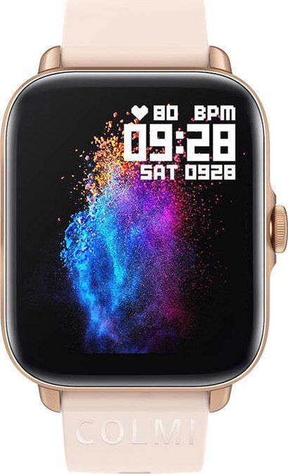 Ora inteligjente COLMI P28 Plus, Bluetooth Call, IP67, e zezë