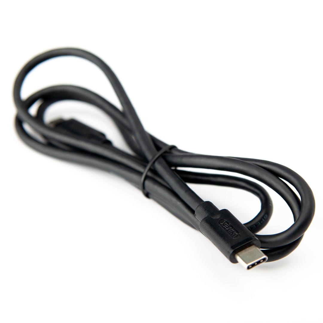 Kabllo Unitek USB-A në USB-C, 3m, e zezë