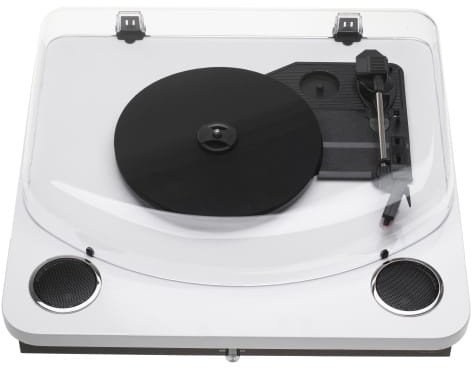 Gramafon me Bluetooth, 3 shpejtësi, USB, i zi