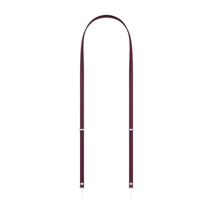 Apple Crossbody Strap, Burgundy
