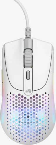 Maus gaming Glorious Model O 2 Mini, optik, me kabllo, i bardhë mat