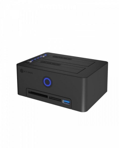 Dok klonimi ICY BOX 2-Bay, 2.5"/3.5" SSD HDD, USB 3.2, i zi