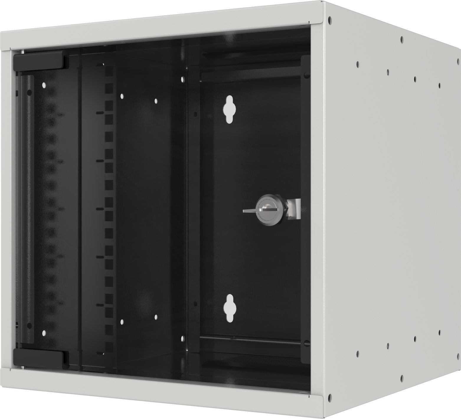 Ѕиден кабинет 10" Triton, 6U, длабочина 300mm, светло сив