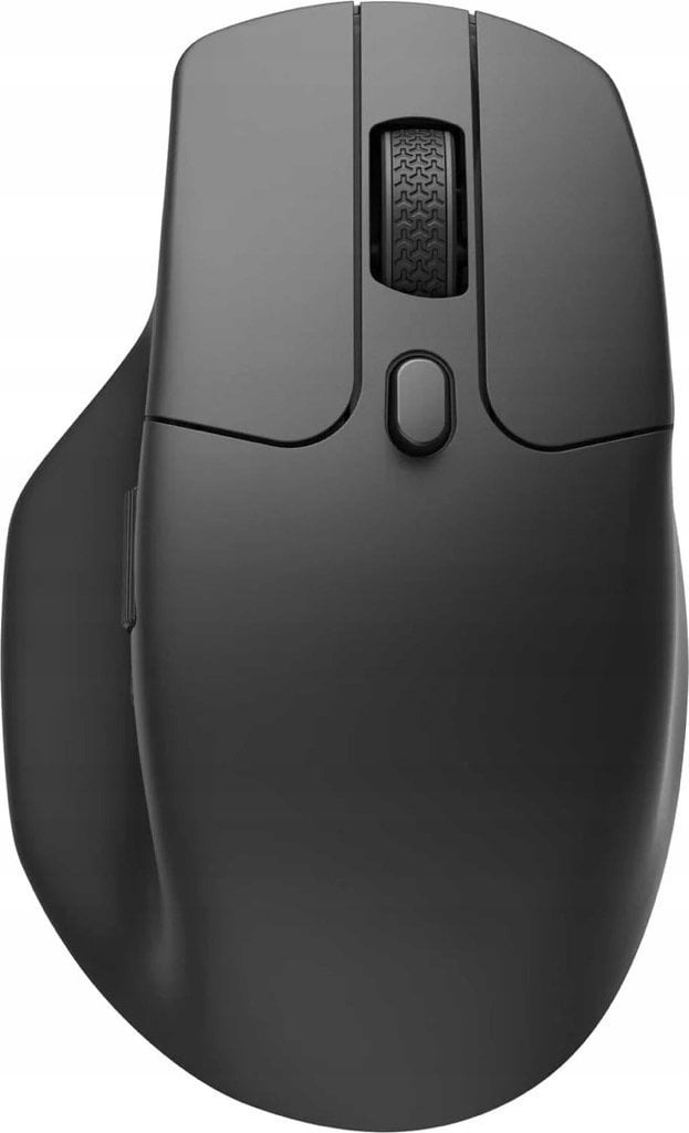 Maus gaming Keychron M6 4K, ergonomik, pa kabllo USB C Bluetooth, i zi