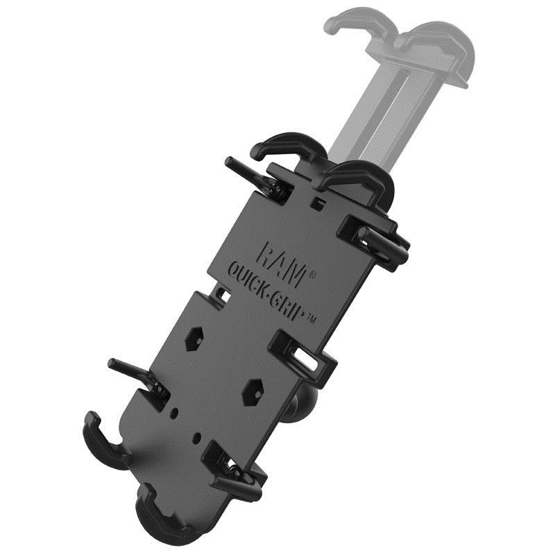 Mbajtës telefoni për biçikletë Ram Mounts RAM-HOL-PD4-238AU, Quick-Grip, i zi