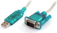 Kabllo adapter USB në serial StarTech ICUSB232SM3, USB në RS232, DB9 9 pin, 1m, e zezë