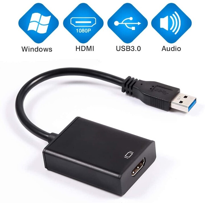 Përshtatës PremiumCord USB 3.0 për HDMI me audio