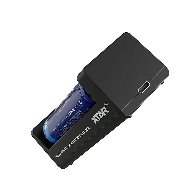 Karikues baterish XTAR MC2, USB-C, 2 slote, i zi