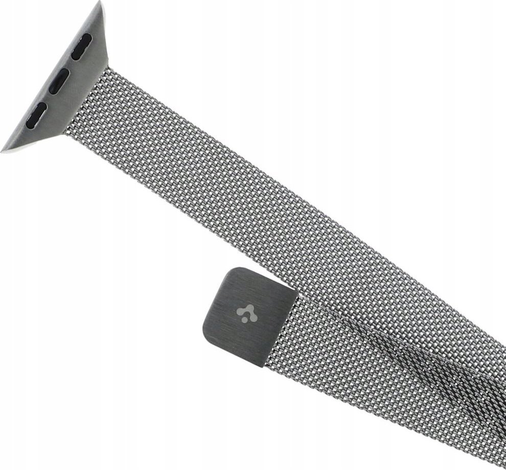 Rrip ore Spigen Metal Fit, për Apple Watch 41mm 40mm 38mm, çelik inox, argjendtë