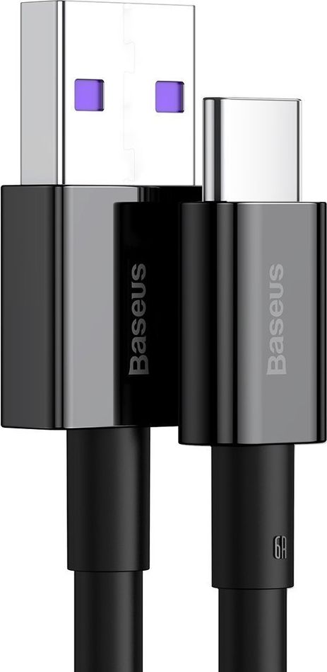 Kabllo USB Baseus BSU2667BLK, USB A në USB C, 1 m, 66W, e zezë
