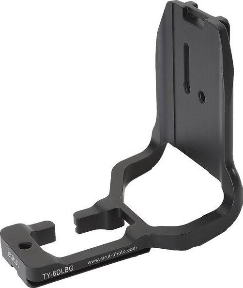 Bracket L për kamerë Sirui TY6DLBG, për Canon EOS 6D me battery grip, aliazh alumini, i zi