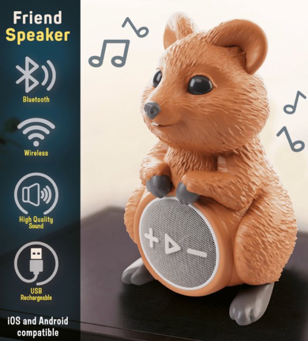 Altoparlant Bluetooth Lisciani Rainy Days Quokka, pa tela, portativ, shumëngjyrësh