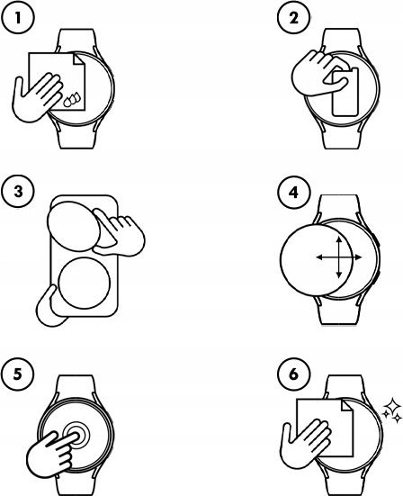 Folie mbrojtëse ekran GrizzGlass Hydrogel Film për Xiaomi Watch S2 46mm, transparente