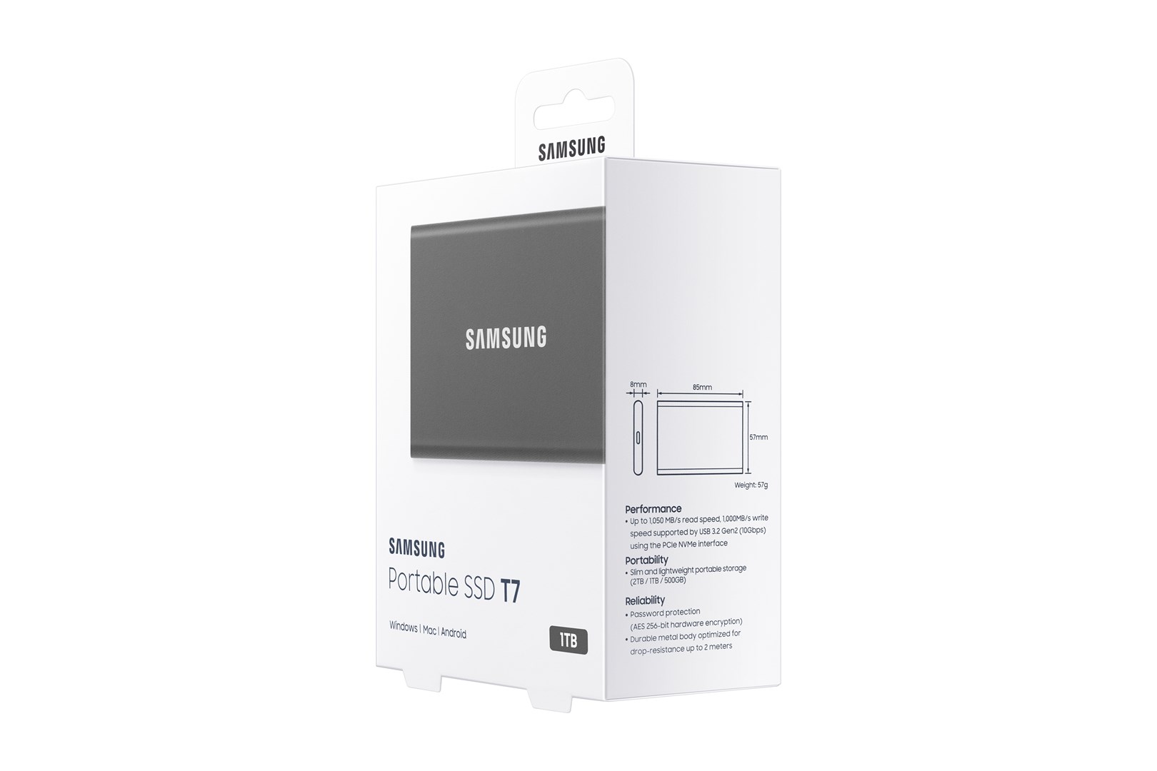 Disk i jashtëm SSDSamsung, USB 3.2, 1TB
