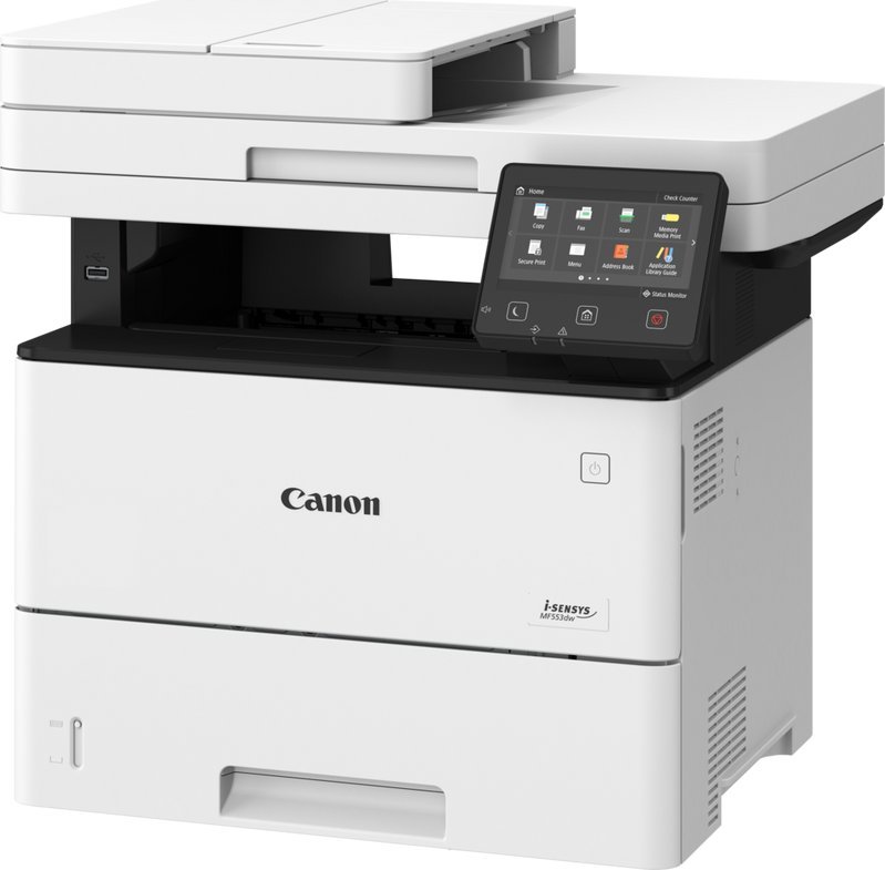Pajisje multifunksionale Canon i-SENSYS MF553dw, lazer mono, 43 fpm, e bardhë