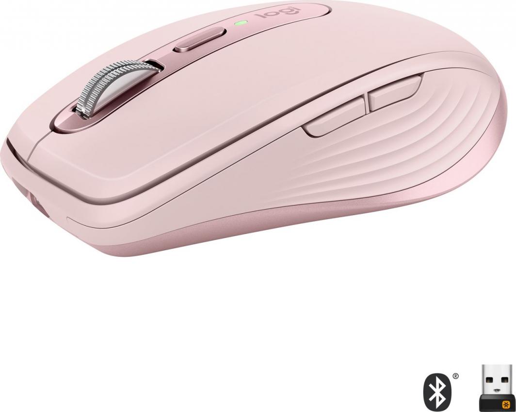 Maus Wireless Logitech MX Anywhere 3 (910-005990), rozë