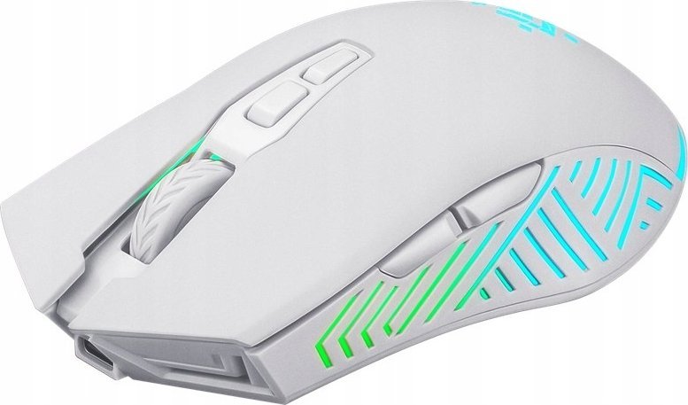 Maush gaming Defender PANDORA RF, wireless, 3200 DPI, i bardhë