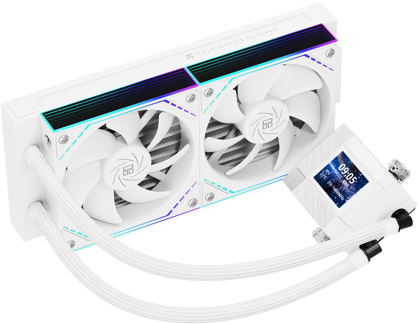 Ftohës kompjuteri Core Matrix 240 Vision ARGB, 240mm, ARGB, i bardhë