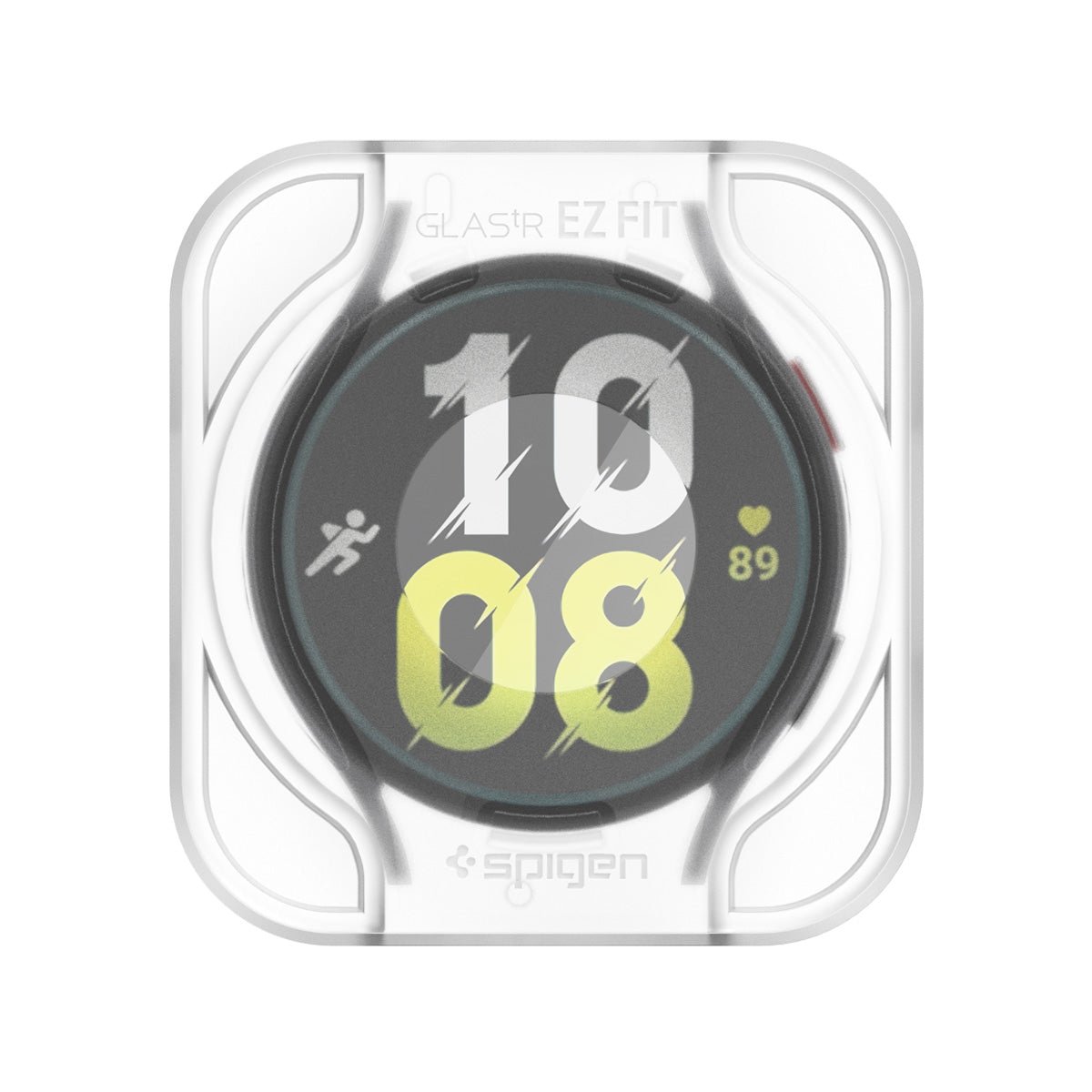 Xham mbrojtës Spigen Glass tR EZ Fit, 2 copë, për Samsung Galaxy Watch6 44mm, transparent