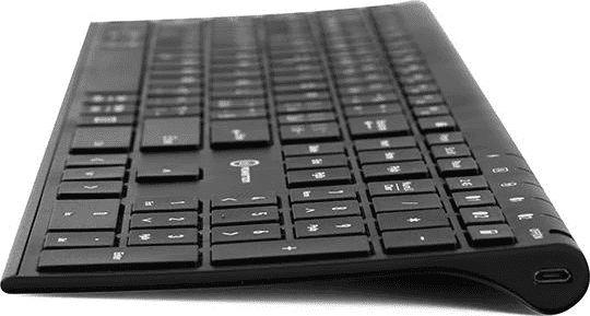 Tastierë Powerton UltraSlim, wireless, CZ + SK, e zezë