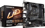 Pлоча Gigabyte A520M DS3H AC, приклучок AM4, DDR4, mATX