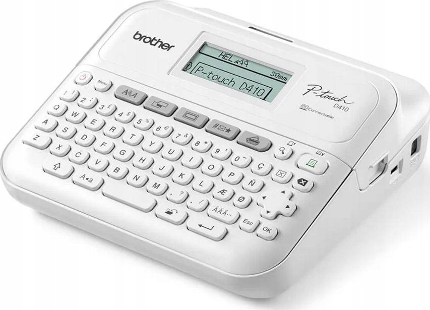 Makinë etiketimi Brother P-Touch PT-D410VP, transfer termik, bardh e zi