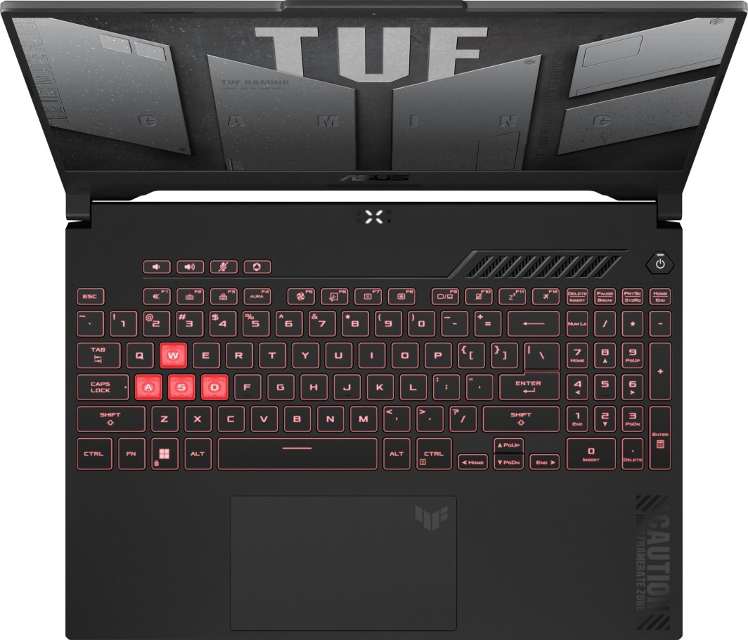 Laptop Asus TUF Gaming A15, 15.6", AMD Ryzen 7 7435HS, 16 GB RAM, 512 GB SSD, NVIDIA GeForce RTX 4060, i zi