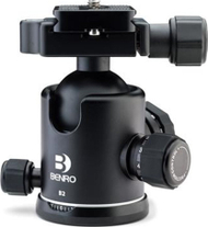 Kokë tripod Benro B2 Double Action, profesionale, alumini, e zezë