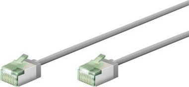 Kabllo rrjeti Goobay Patch CAT 8.1, 0.25m, ultravështirë U FTP, gri