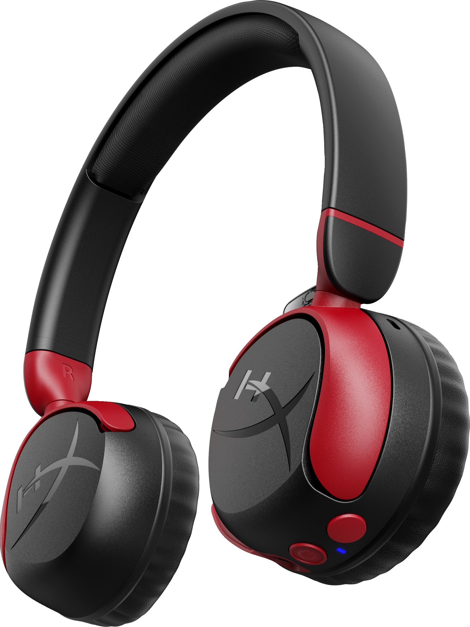 Kufje gaming pa tela HyperX Cloud Mini, Bluetooth, me mikrofon, kuqe e zezë 3