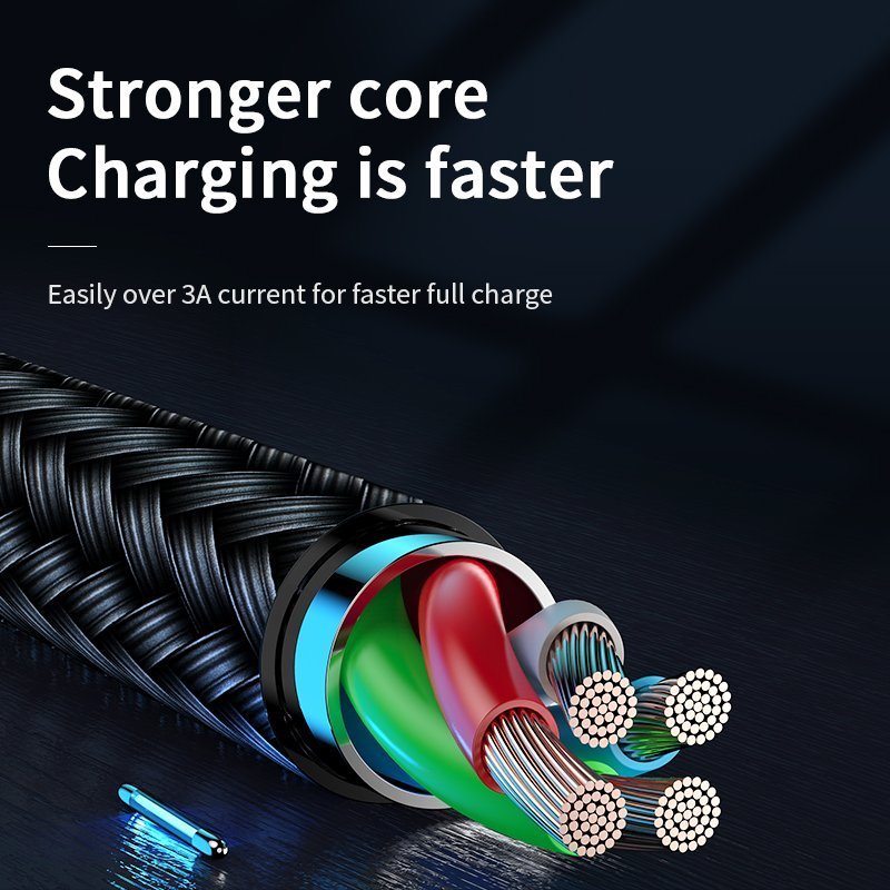 Kabllo USB Joyroom S M411, USB A në microUSB, 1.2m, i zi